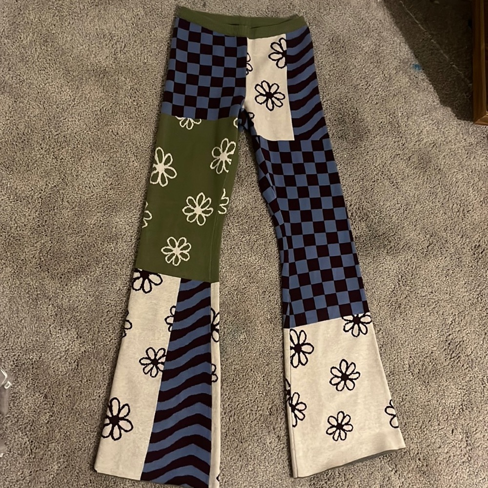Flared retro leggings